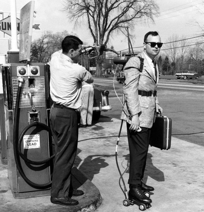 Motorized roller skates, 1961 - meme