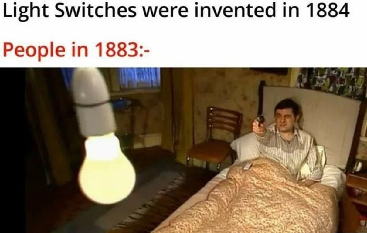 Back then, people didnt sleep - meme