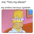 nervous system when you hit your elbow