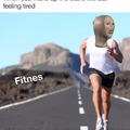 Fitness stonks meme