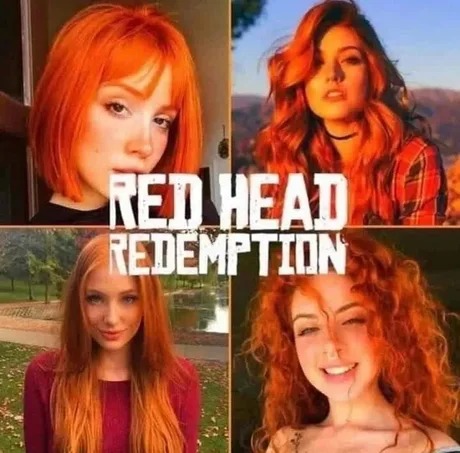 Red Head Redemption - meme