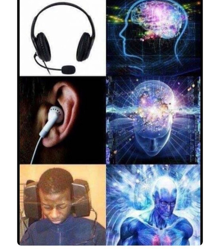 Headphones to Speakphones - meme