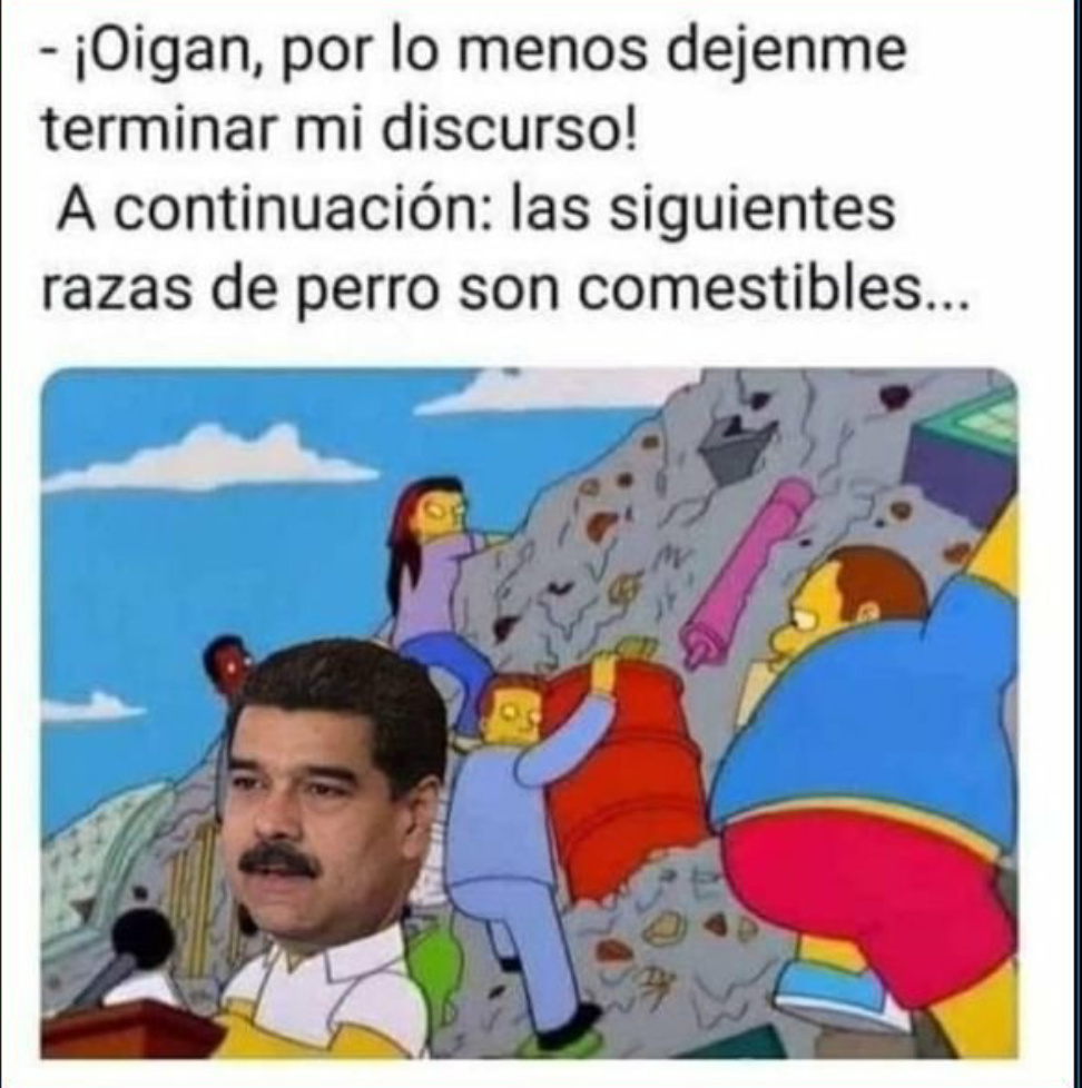 Los Simpson predijeron a Maduro - meme