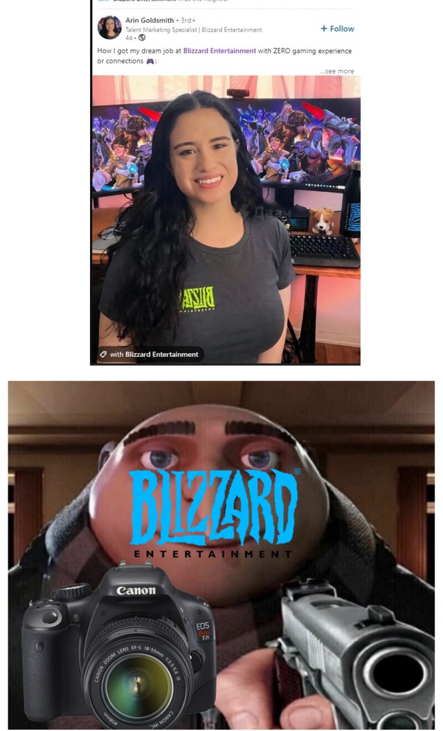 Blizzard job - meme