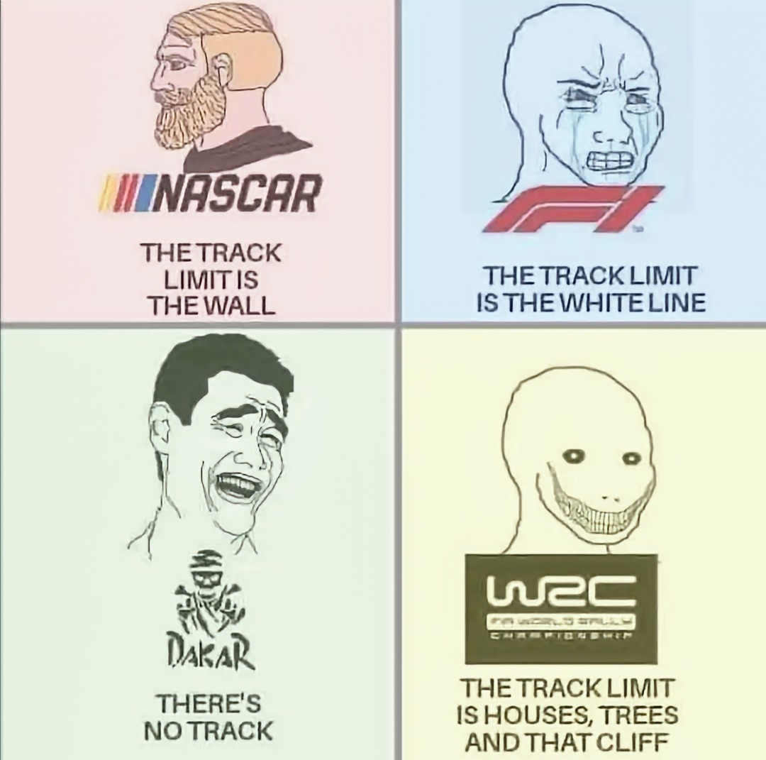 WRC is my favorite. Group B. - meme