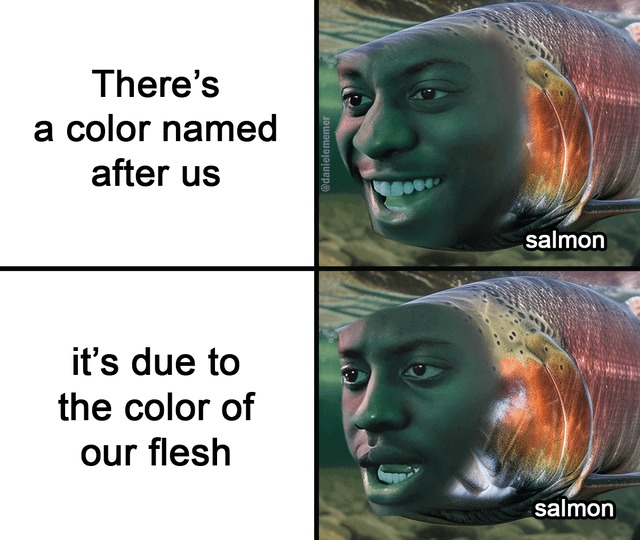 Salmon meme
