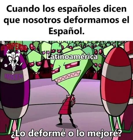 Español de latam - meme