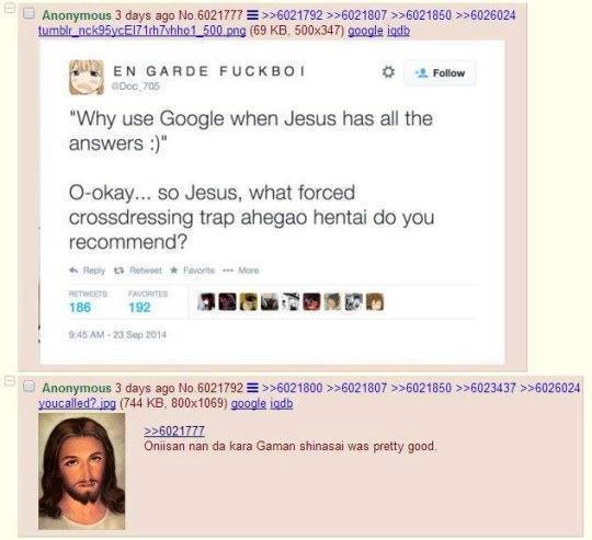 Jesus has all the answers - meme