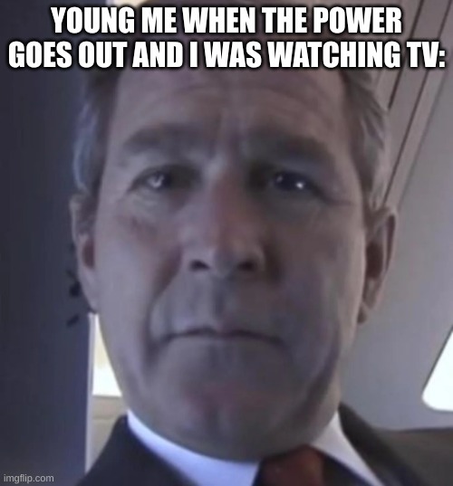 Power goes out - meme