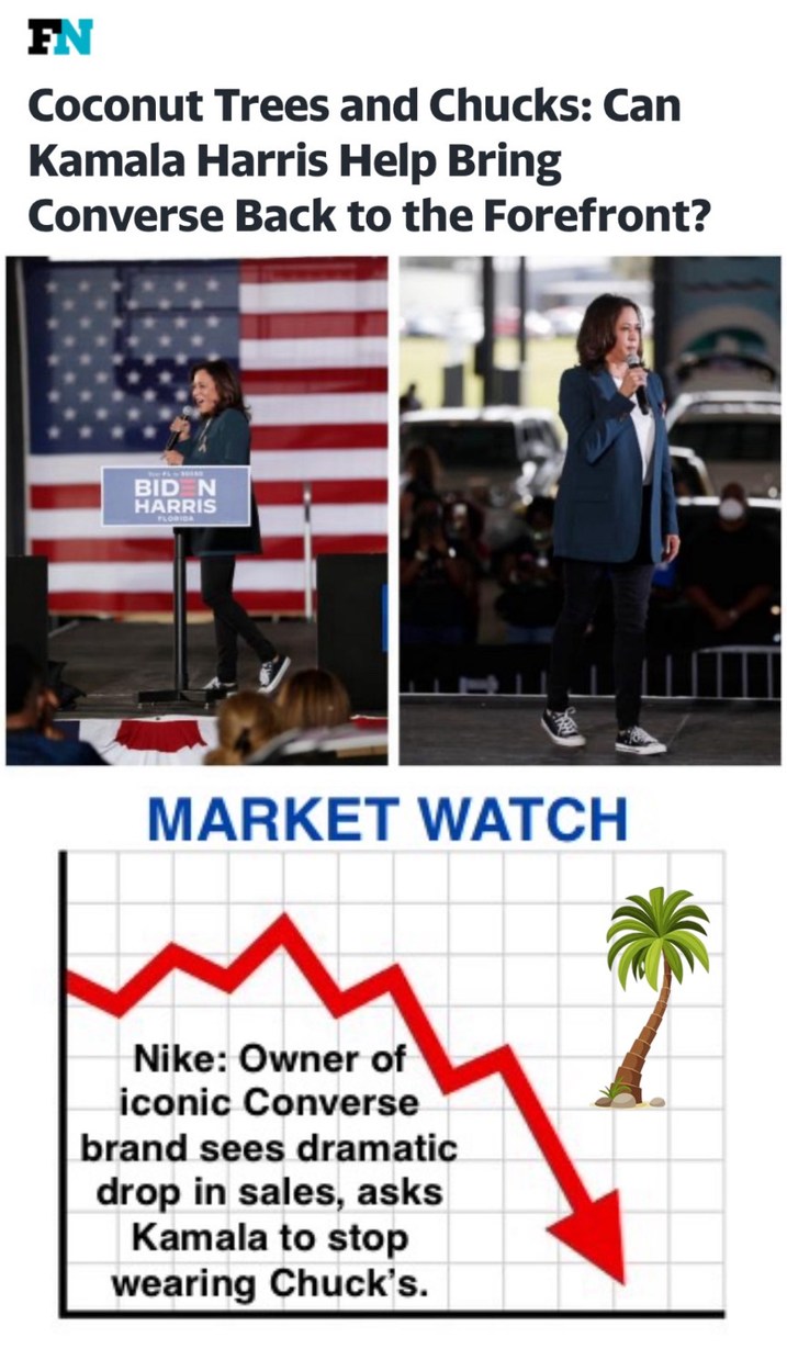Coconut Trees & Chucks - meme