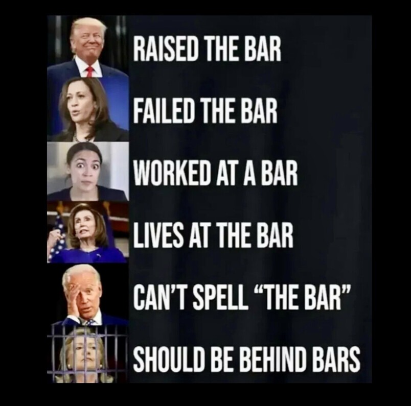 The bar. - meme