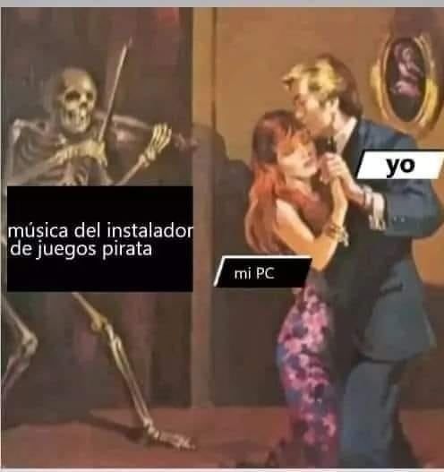 Esa música del instalador pirata que curaba hasta el alma - meme