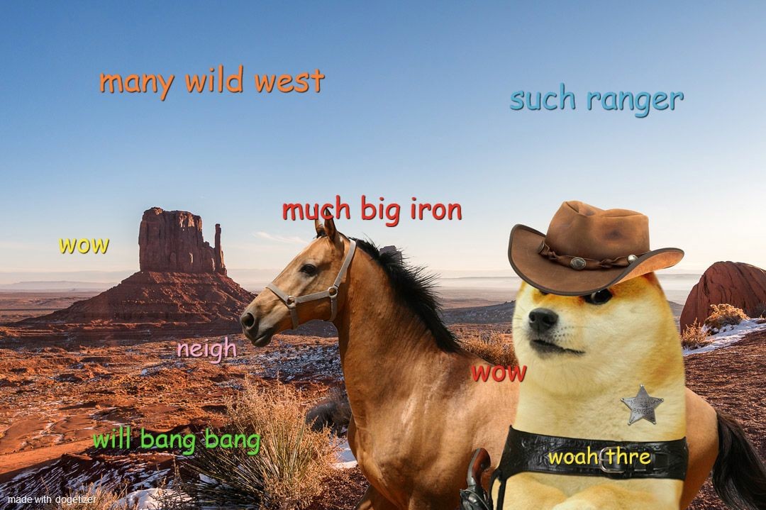 Wild Doge West - meme