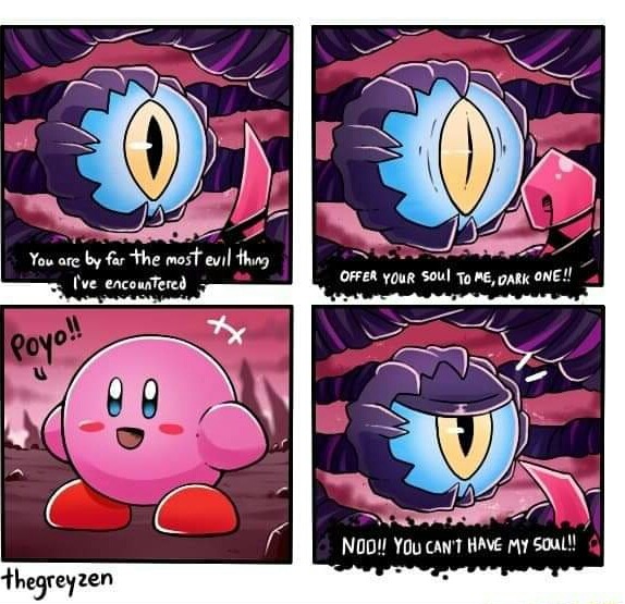 Bring me the head of Kirby - meme