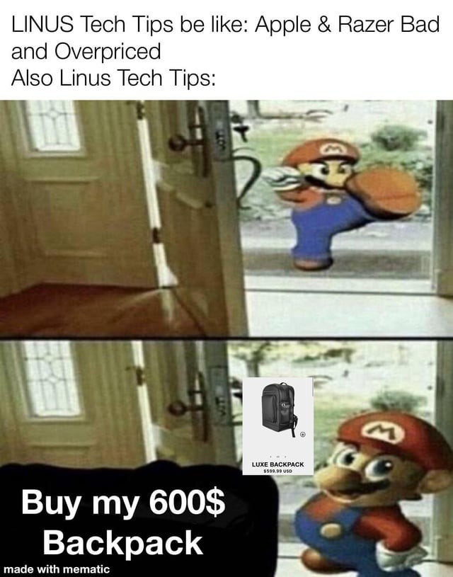 Linus Tech Tips - meme
