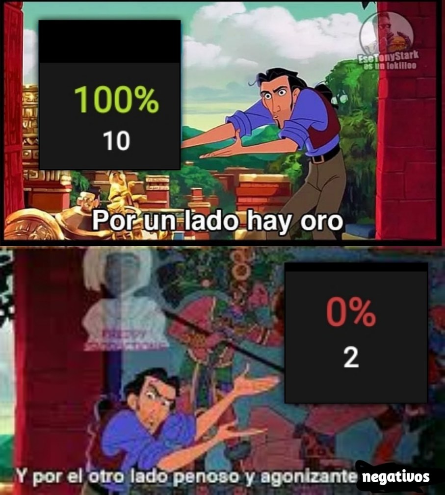 100% = HD 0% = Repost - meme