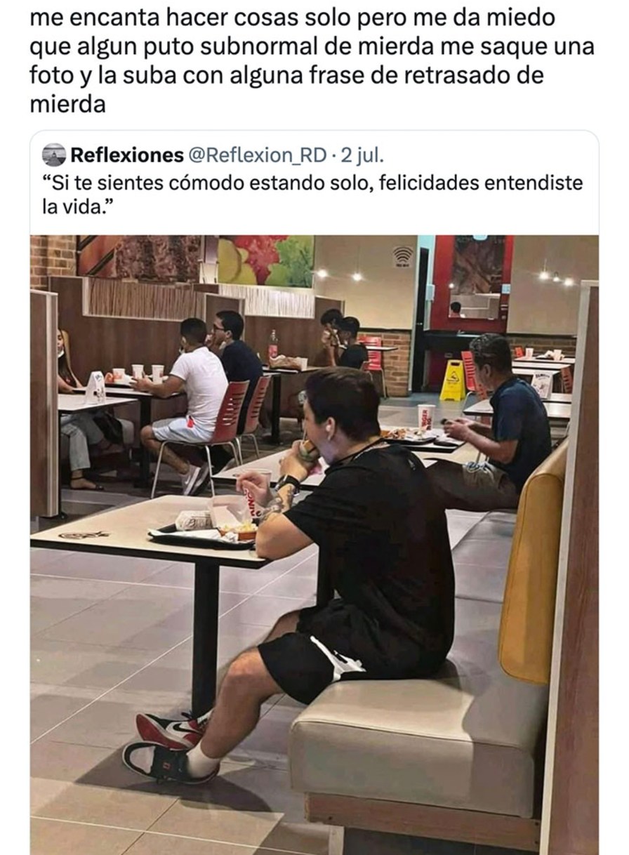 Me encanta estar solo pero temo convertirme en meme