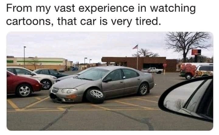 That poor car! - meme