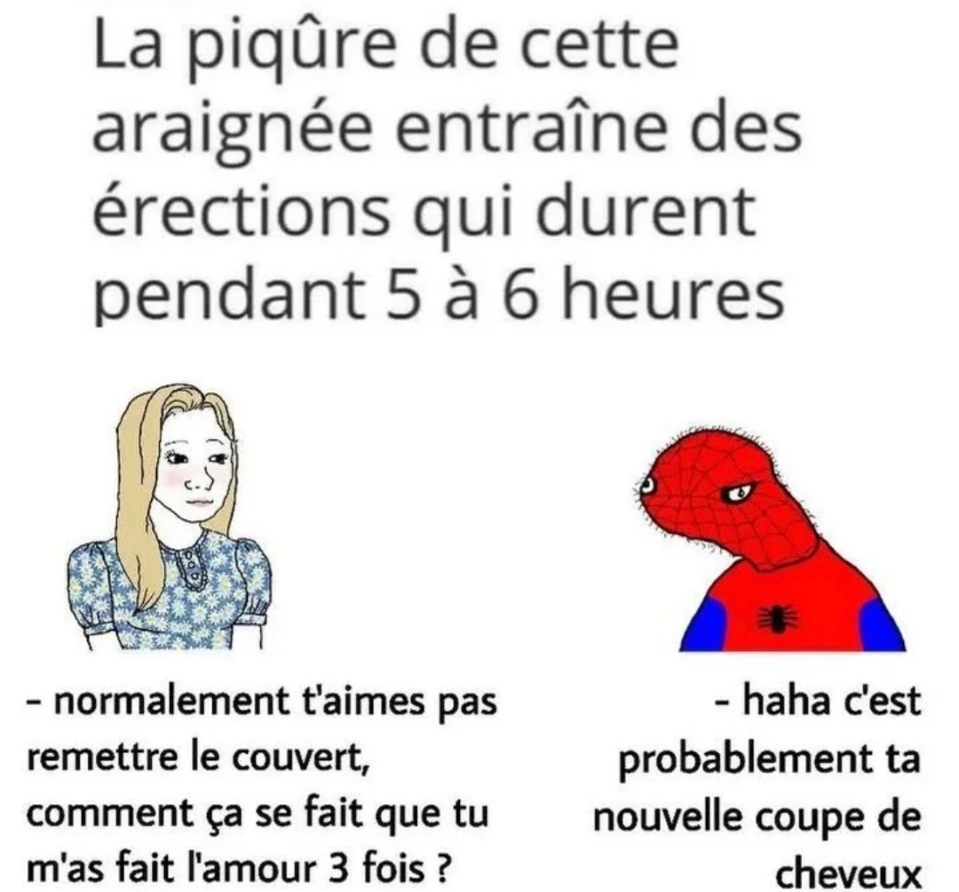 La piqûre qui t’envoie au 7e ciel (3 fois) - meme
