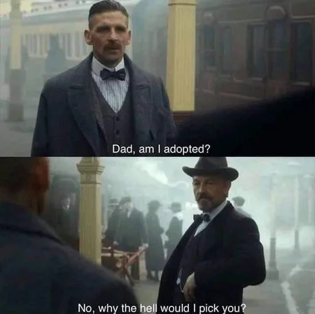 Peaky Blinders quotes - meme