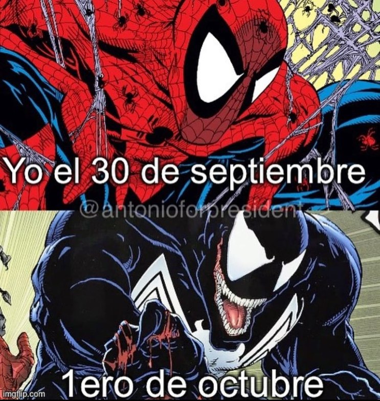 Venom para octubre - meme