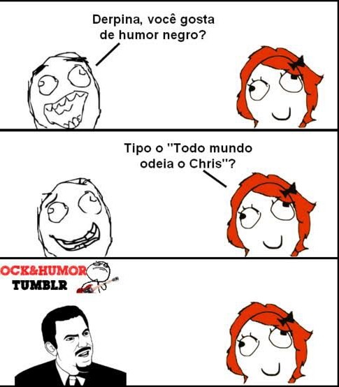 Humor negro≠ Humor com negro - meme
