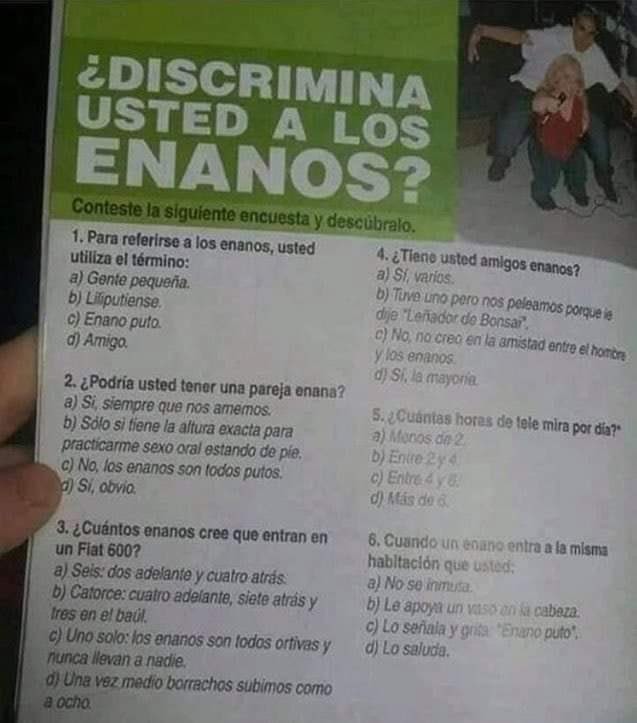 La encuesta mas épica de la existencia - meme