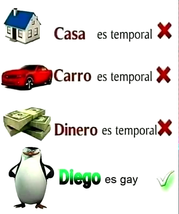 Diego es gei - meme