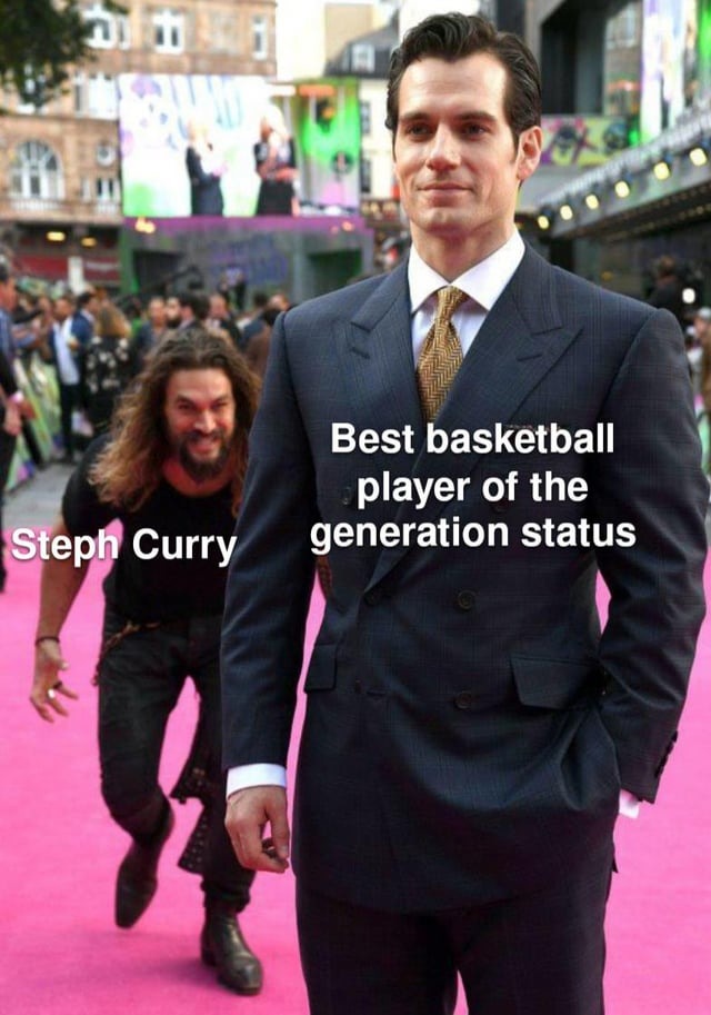 curry in the lakers vs warriors playoffs games meme
