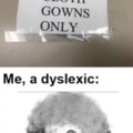 Dyslexic clown