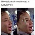 Math wasn't used