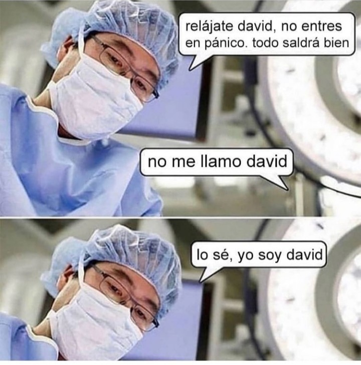Él es David - meme