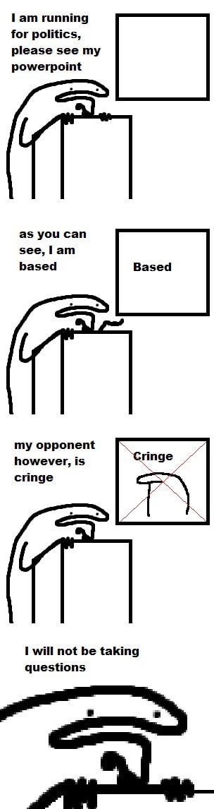 Cringe opponent - meme
