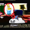 !!!!wtf homer simpson reference in paper mario ttdy¡¡¡¡