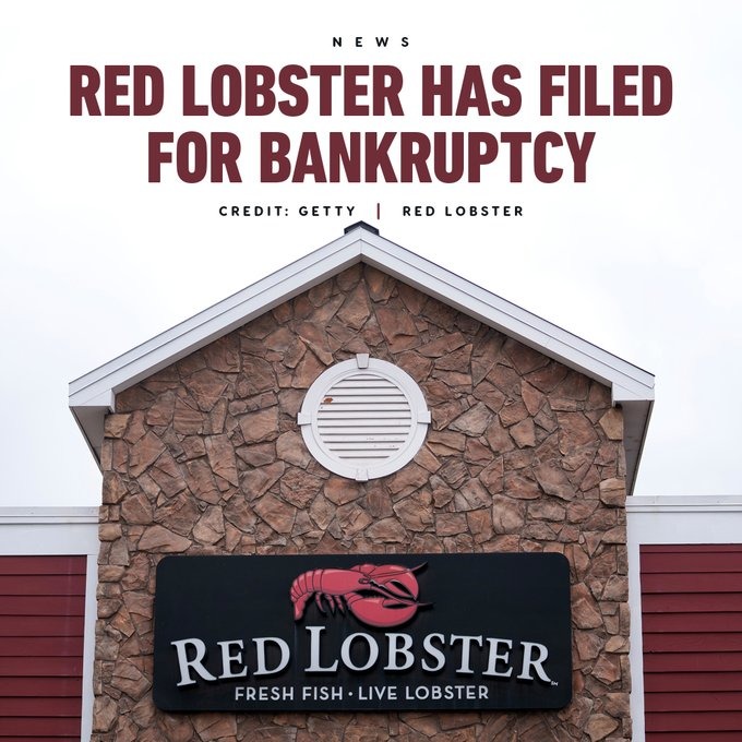 Red Lobster has filed for bankruptcy - meme