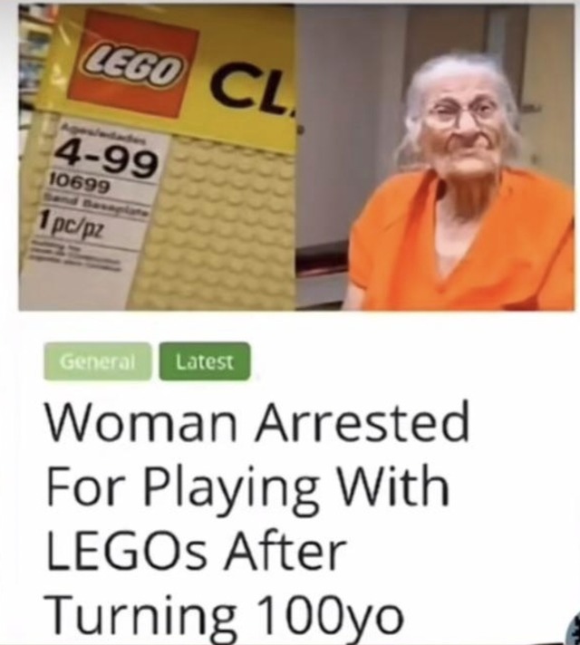 Lego grandma - meme