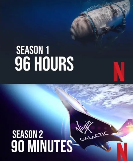 virgin galactic comparison with titanic submarine meme