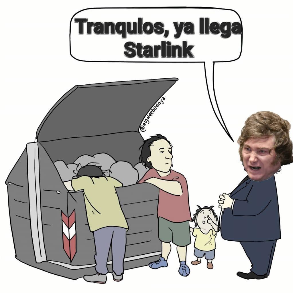 Starlink argentina - meme