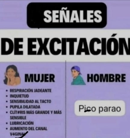 Señales de excitacion - meme