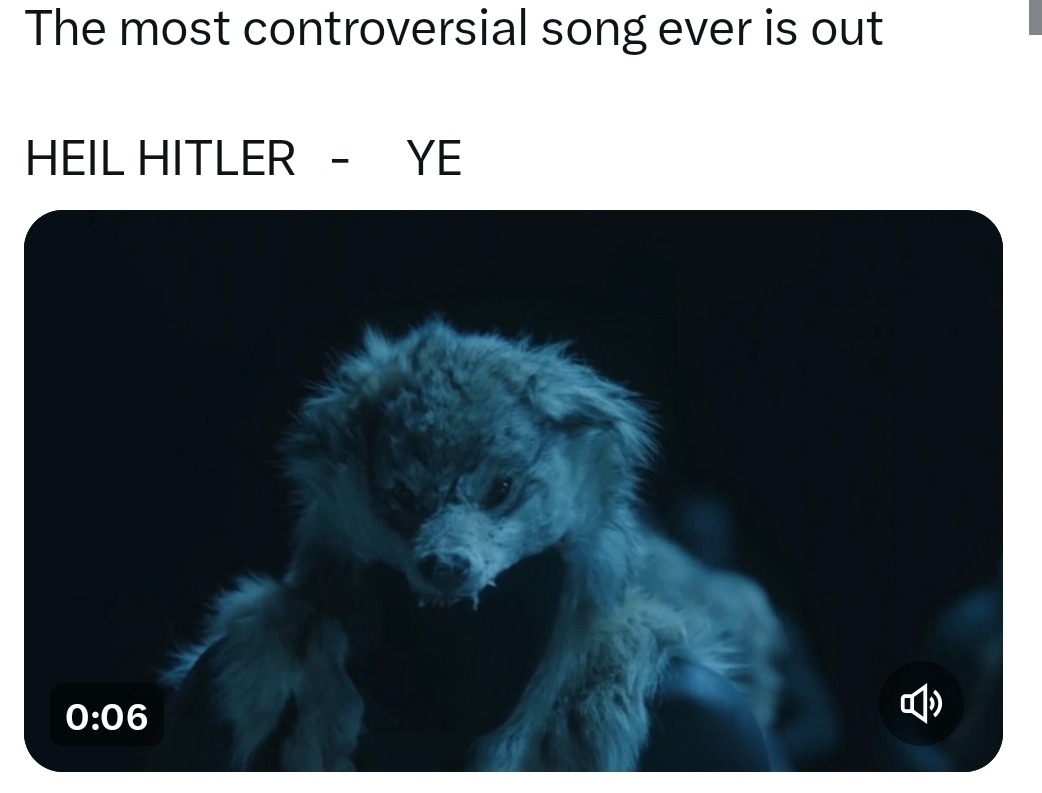Ye just dropped the most cursed song ever - meme