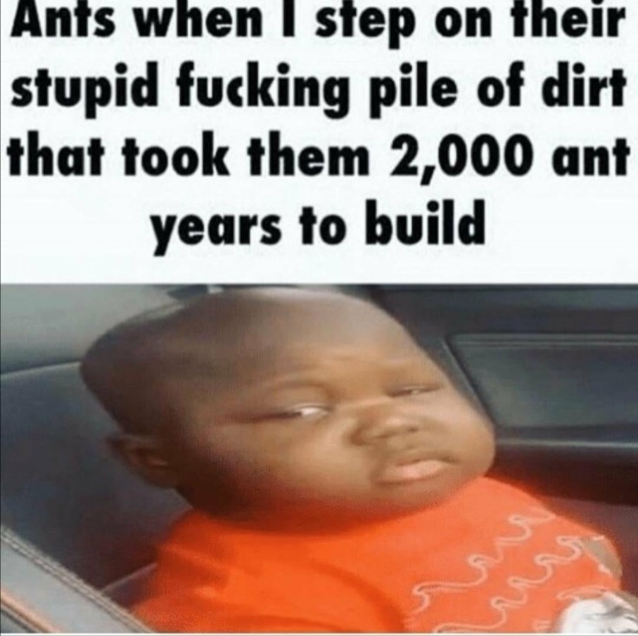 Fuck dem ants - meme