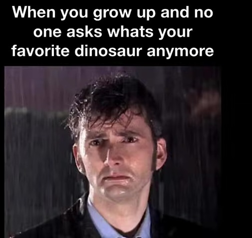Favorite dinosaur - meme
