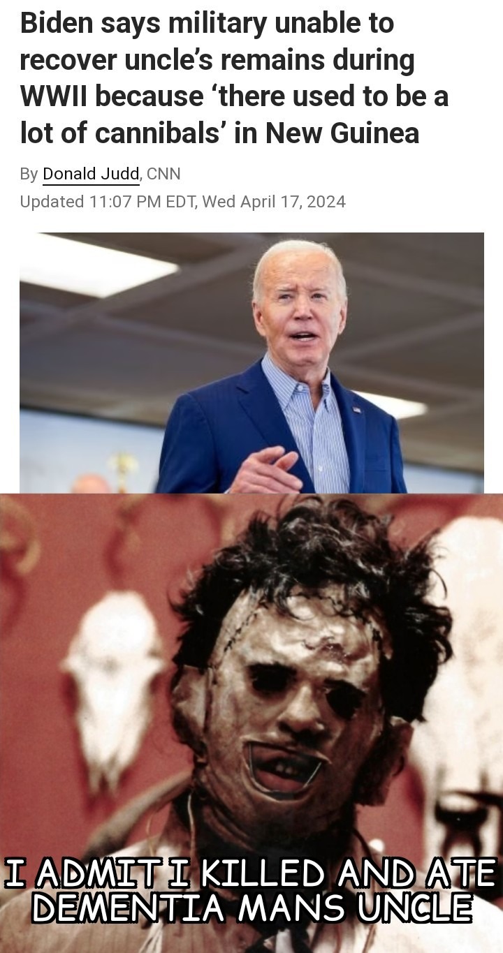 The biden massacre... self inflicted obviously - meme
