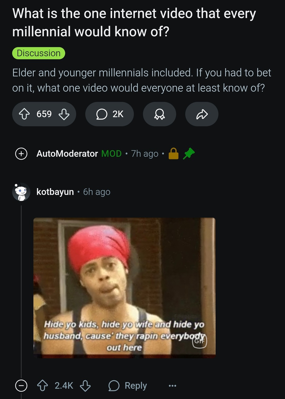 hide yo kids, hide yo wife: the one video we all know - meme