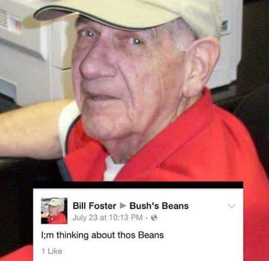 Thinkin bout those beans - meme