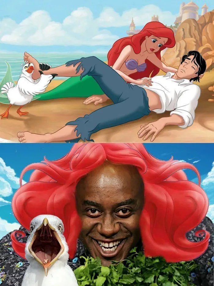 The Little Mermaid Movie be like - meme