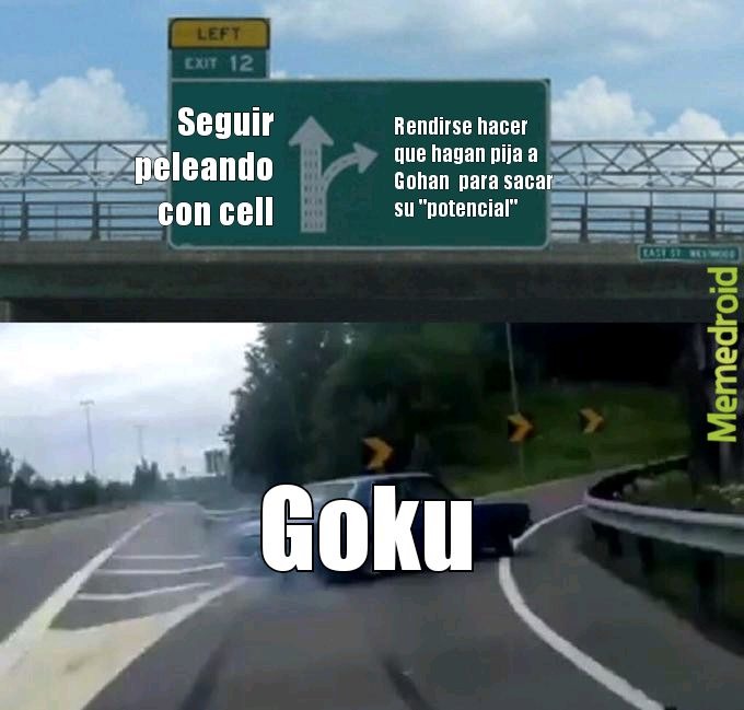 Goku mejor esposo y padre del anime - meme