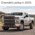 Chevrolet's pickup in 2070