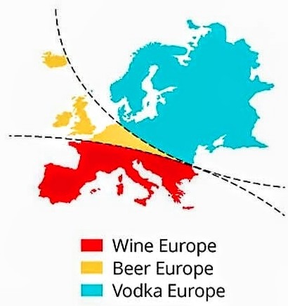 Divisão europeia - meme