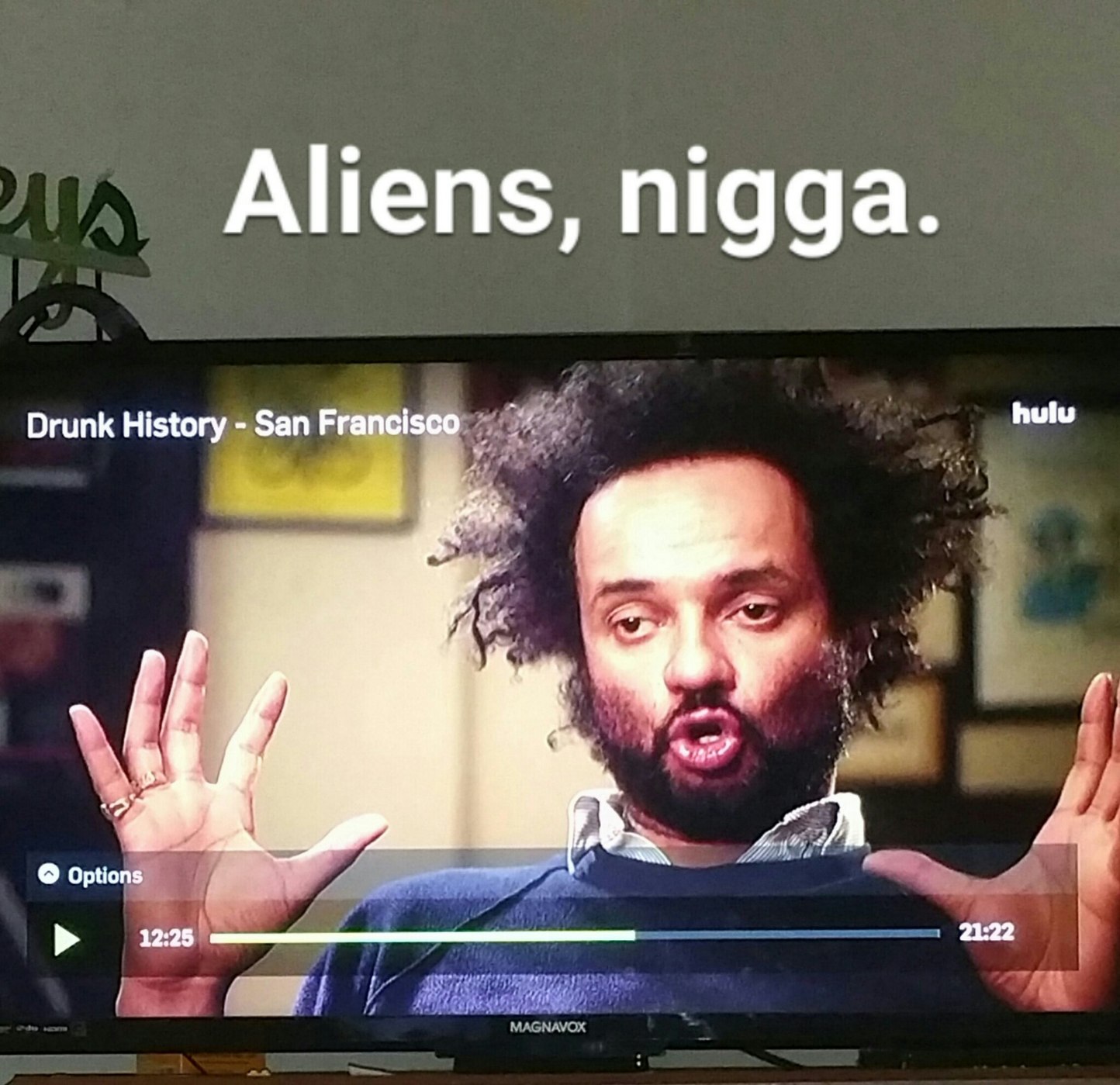 Black aliens - meme